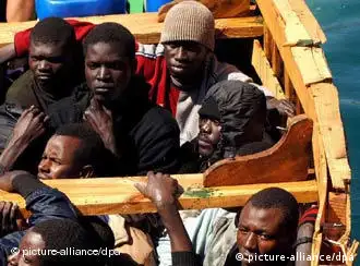 非洲难民涌入欧洲