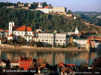 Passau a orillas del Inn.