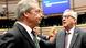 Jean-Claude Juncker and Nigel Farage in European Parliament Jean-Claude Juncker and Nigel Farage in European Parliament