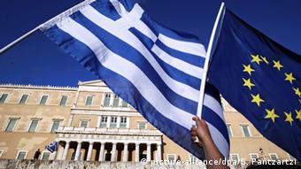 Symbolbild Griechenland Parlament in Athen & EU