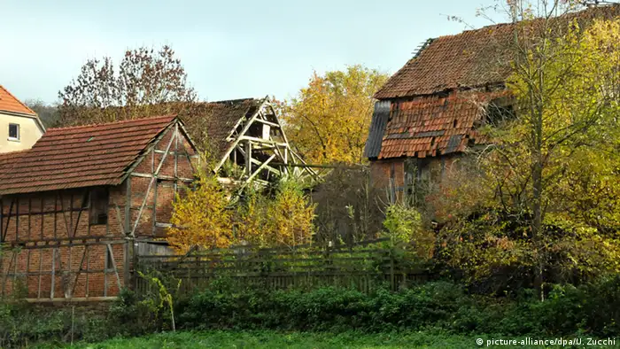 Deutschland verlassener Bauernhof in Hessen
