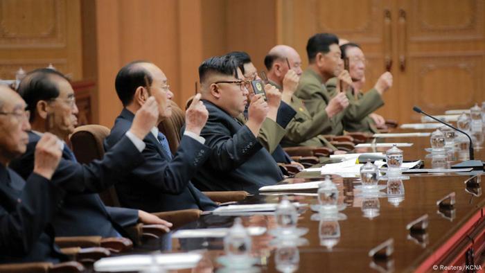 Nordkorea Vollversammlung mit Kim Jong Un