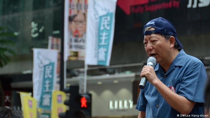 China Proteste in Hongkong Lee Cheuk-yan