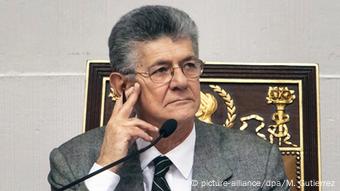 Henry Ramos Allup, presidente de la Asamblea Nacional de Venezuela