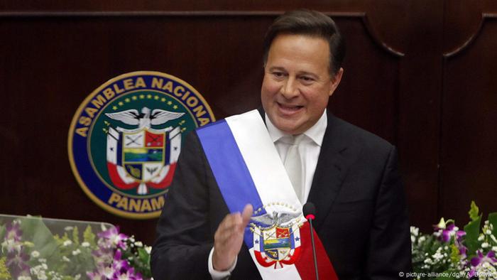 Panama Präsident Juan Carlos Varela Rede 01.07.2016 (picture-alliance/dpa/A. Bolívar)