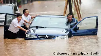 China Überschwemmung in Jiujiang