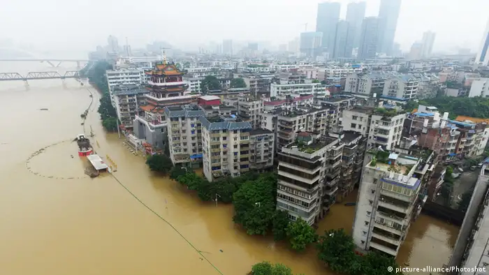 China Überschwemmung in Liuzhou