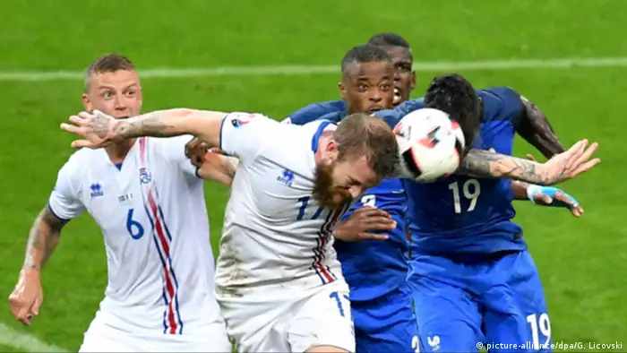 Euro 2016 Frankreich vs Island Gunnarsson
