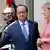 François Hollande und Angela Merkel vor Beginn des Gipfeltreffens (Foto: Reuters)