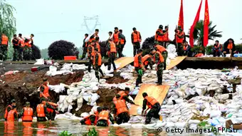 China Tote nach Überflutung