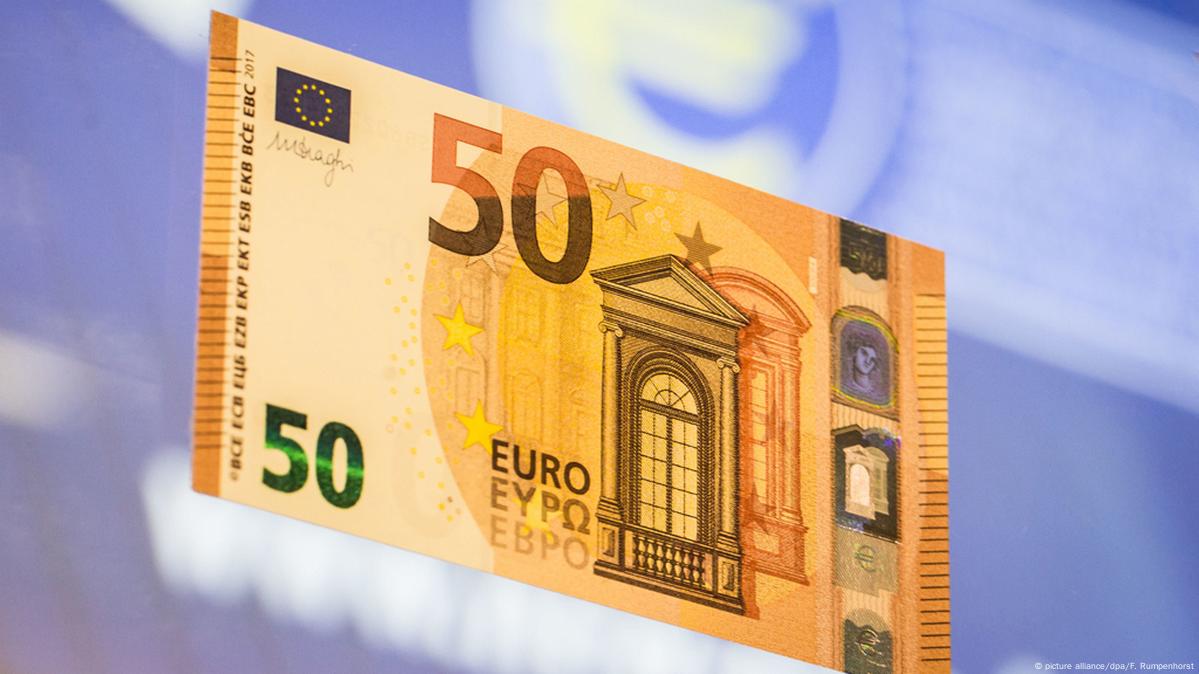 EZB Präsentation der neuen 50-Euro-Banknote