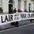 London Proteste vor Haus von Tony Blair