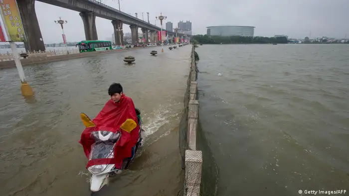China Überschwemmungen in Wuhan