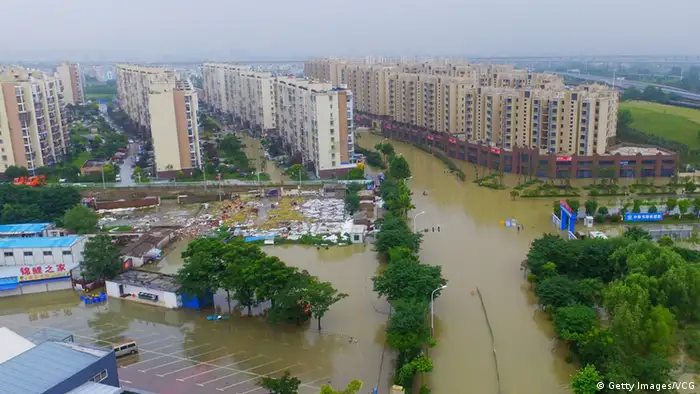 China Überschwemmungen in Nanjing
