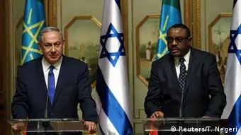 Äthiopien Benjamin Netanjahu und Hailemariam Desalegn