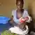 Zentralafrikanische Republik Mutter mit Baby