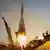 Запуск ракеты "Союз" на Байконуре