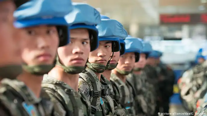 China UN-Friedenstruppen für Südsudan