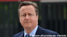 Premier Cameron tritt am Mittwoch zurück