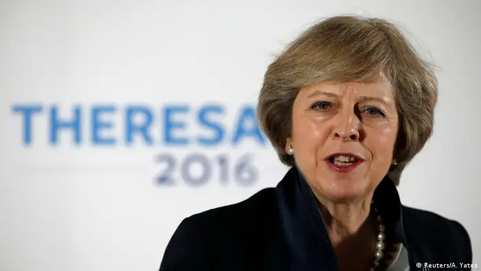 Großbritannien Theresa May Conservative Party