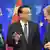 China Jean Claude Juncker, Li Keqiang und Donald Tusk beim EU-China-Gipfel