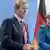 Енда Кенні та Анґела Меркель на прес-конфренції в Берліні 12 липня 2016 року