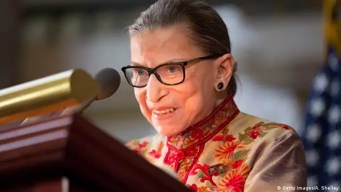 USA Richterin des Supreme Court Ruth Bader Ginsberg