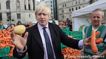 Großbritannien Boris Johnson auf dem Markt