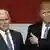 Mike Pence e Donald Trump durante um comício em Indiana no dia 12 de julho
