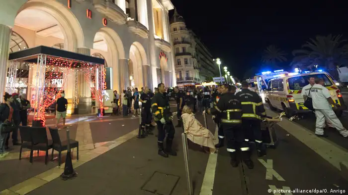 Frankreich Anschlag Lastwagen-Attacke in Nizza