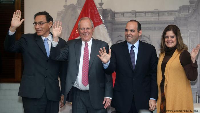 Peru Präsident Pedro Pablo Kuczynski und sein Kabinett