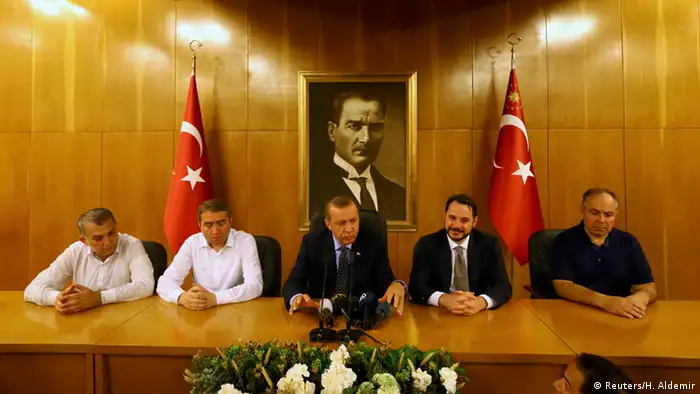 Türkei Putschversuch Präsident Erdogan in Istanbul