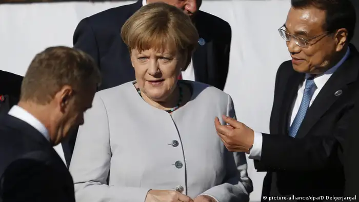 Angela Merkel Li Keqiang ASEM Gipfel Mongolia Ulan Bator