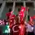 Türkei Erdogans Unterstützern vor dem türkischen Parlament