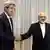 Irans Außenminister Sarif und sein US-Kollege John Kerry bei den Atomverhandlungen (Archivbild: RICK WILKING/AFP/Getty Images)