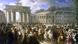 A painting showing Napoleon arrive in Berlin after defeating Prussia 