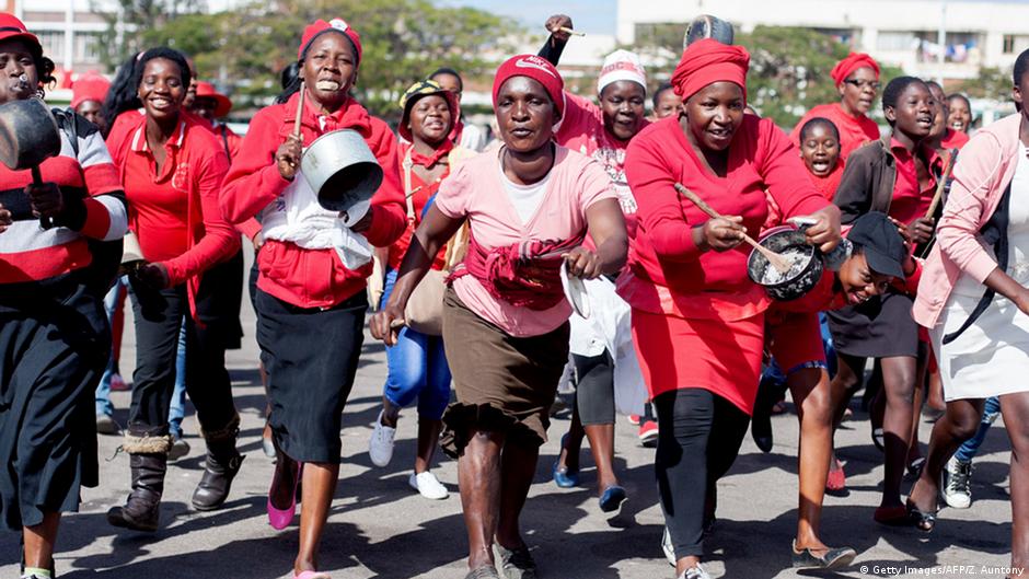 Red is the color of opposition in Africa
