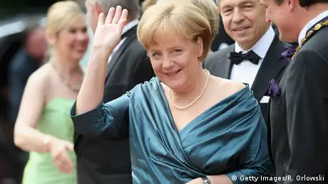Deutschland Angela Merkel bei den Bayreuther Festspielen
