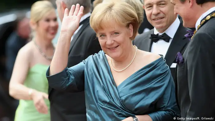 Deutschland Angela Merkel bei den Bayreuther Festspielen