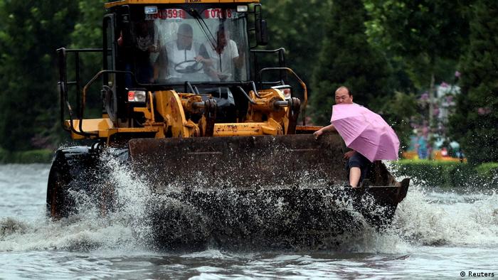 China Überschwemmung in Yuncheng