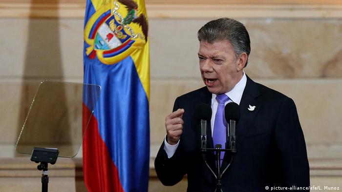 Kolumbien Präsident Juan Manuel Santos