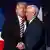 USA Parteitag der Republikaner in Cleveland Donald Trump und Mike Pence