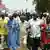 Gambia Demonstranten in Banjul