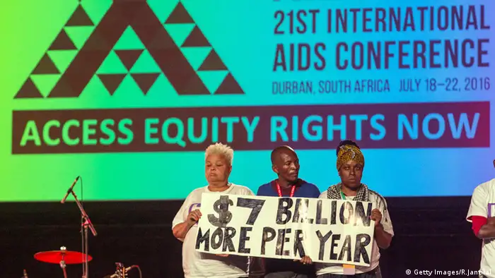 Durban AIDS Konferenz Südafrika Treatment Action Campaign TAC