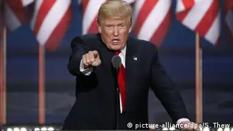USA Republican National Convention in Cleveland Donald Trump Rede