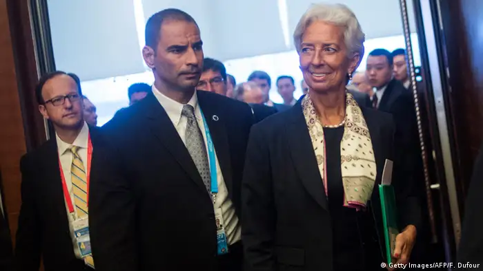 China G20 Treffen Christine Lagarde in Chengdu