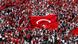 Türkei Erdogan Unterstützer in Istanbul auf dem Taksim Platz Türkei Erdogan Unterstützer in Istanbul auf dem Taksim Platz