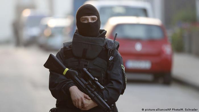 Полицейский спецназ в Ансбахе