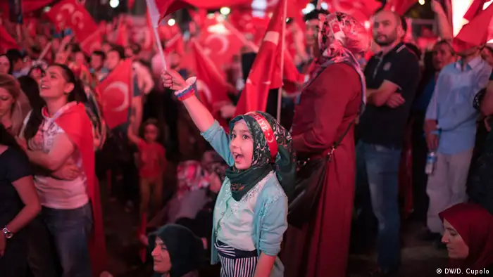 Türkei Unterstützer von Erdogan in Ankara