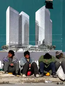 Wirtschaft in China Bauarbeiter